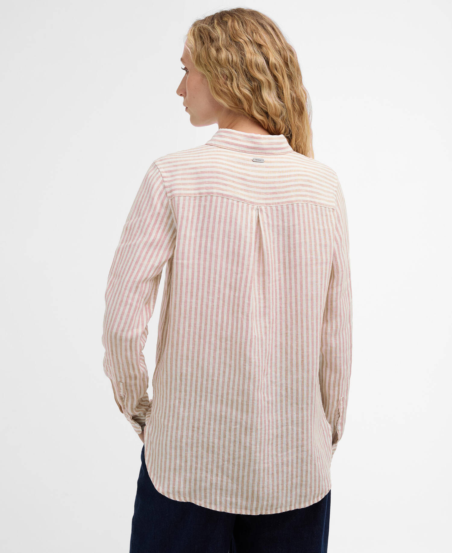 Bluse Marine Long-Sleeved Relaxed Pink Stripe image number 2