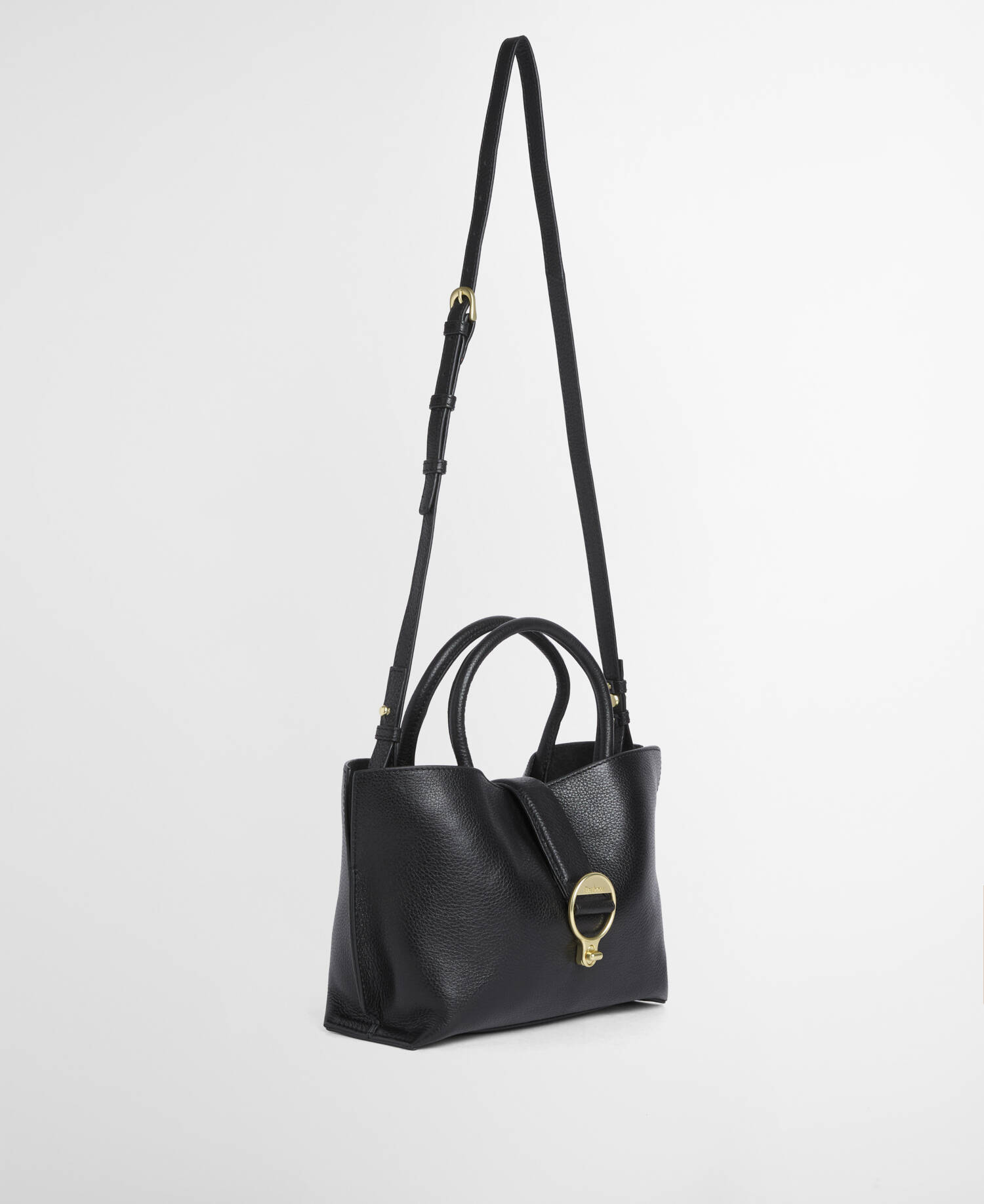 Alder Mini  Leather Tote Bag Black image number 5