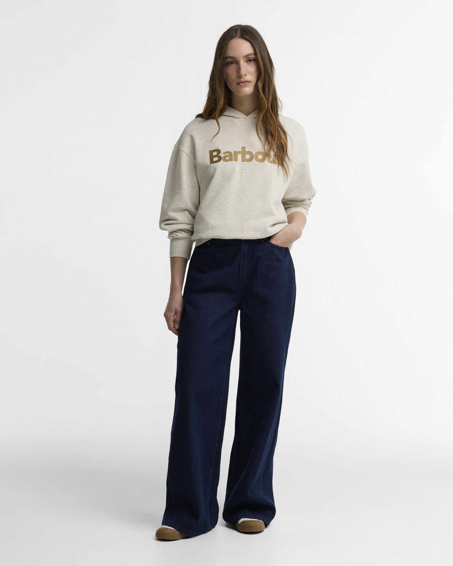 Hartland Hoodie Cloud Marl/Warm Trench