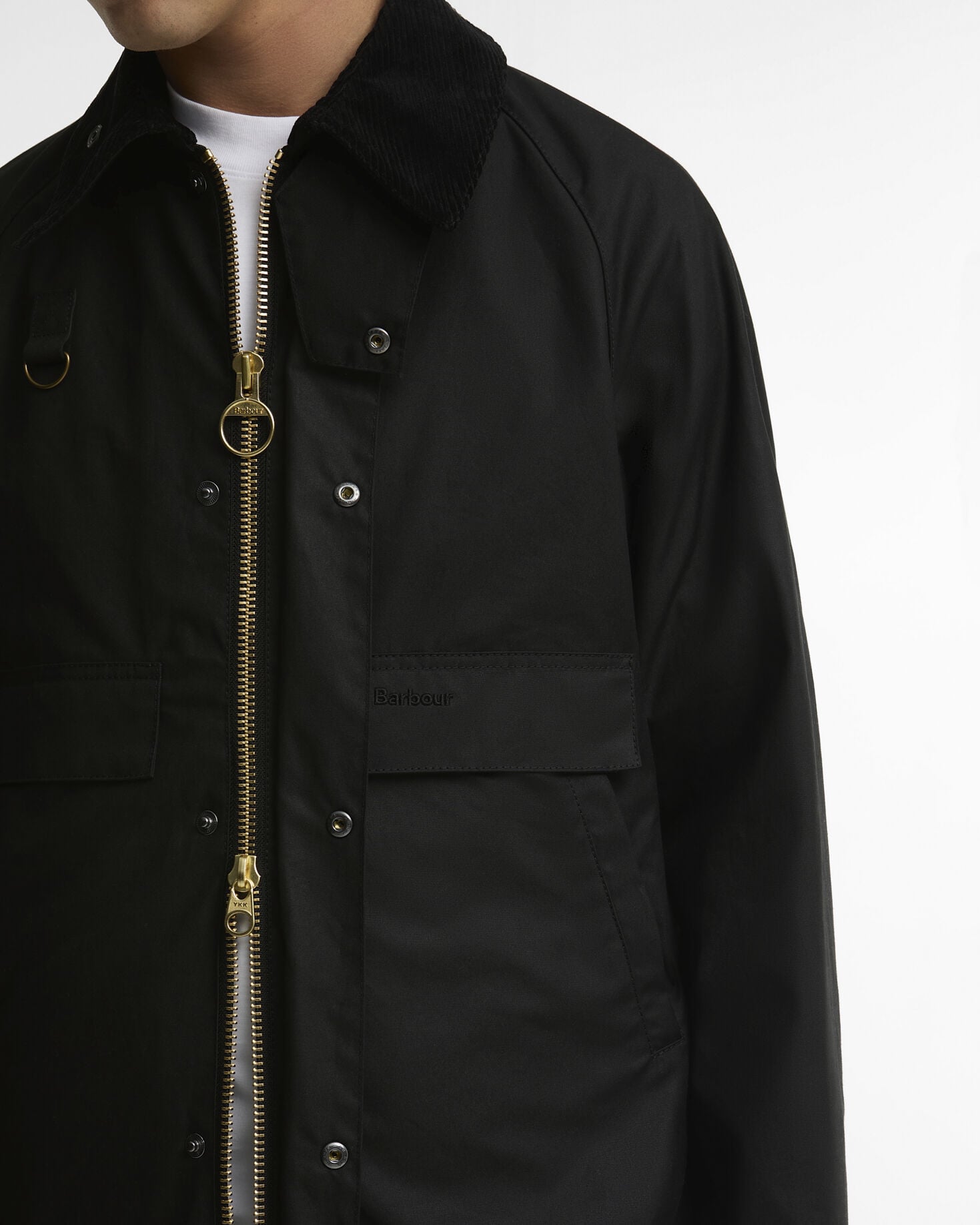Giacca cerata lunga Spey Black
