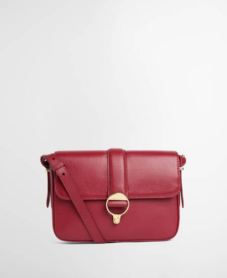 Umh&auml;ngetasche Rosa Leder Red
