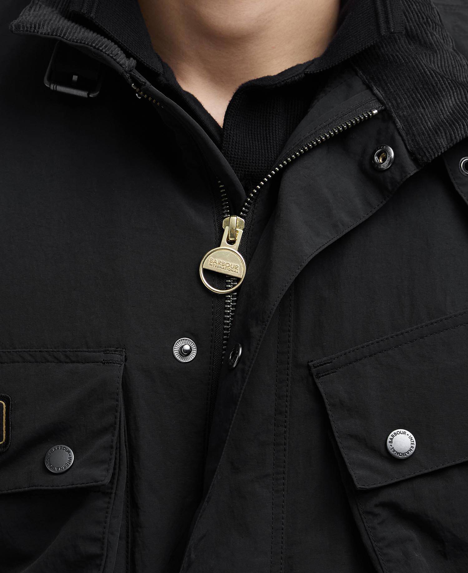 Contemporary A7 Showerproof Jacket Classic Black image number 4