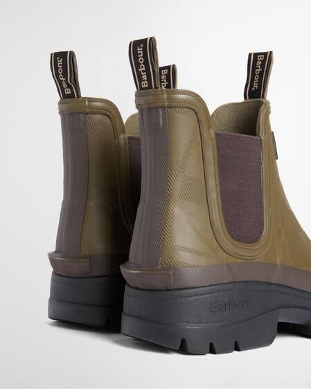 Breacon Chelsea Ankle Wellingtons Olive