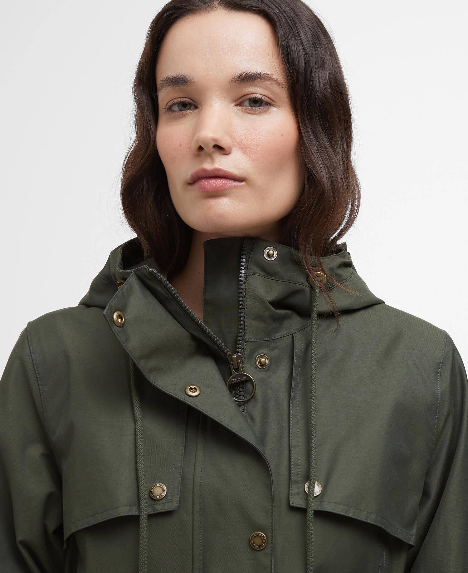 Maple Waterproof Jacket Olive/Ancient Tartan image number 3
