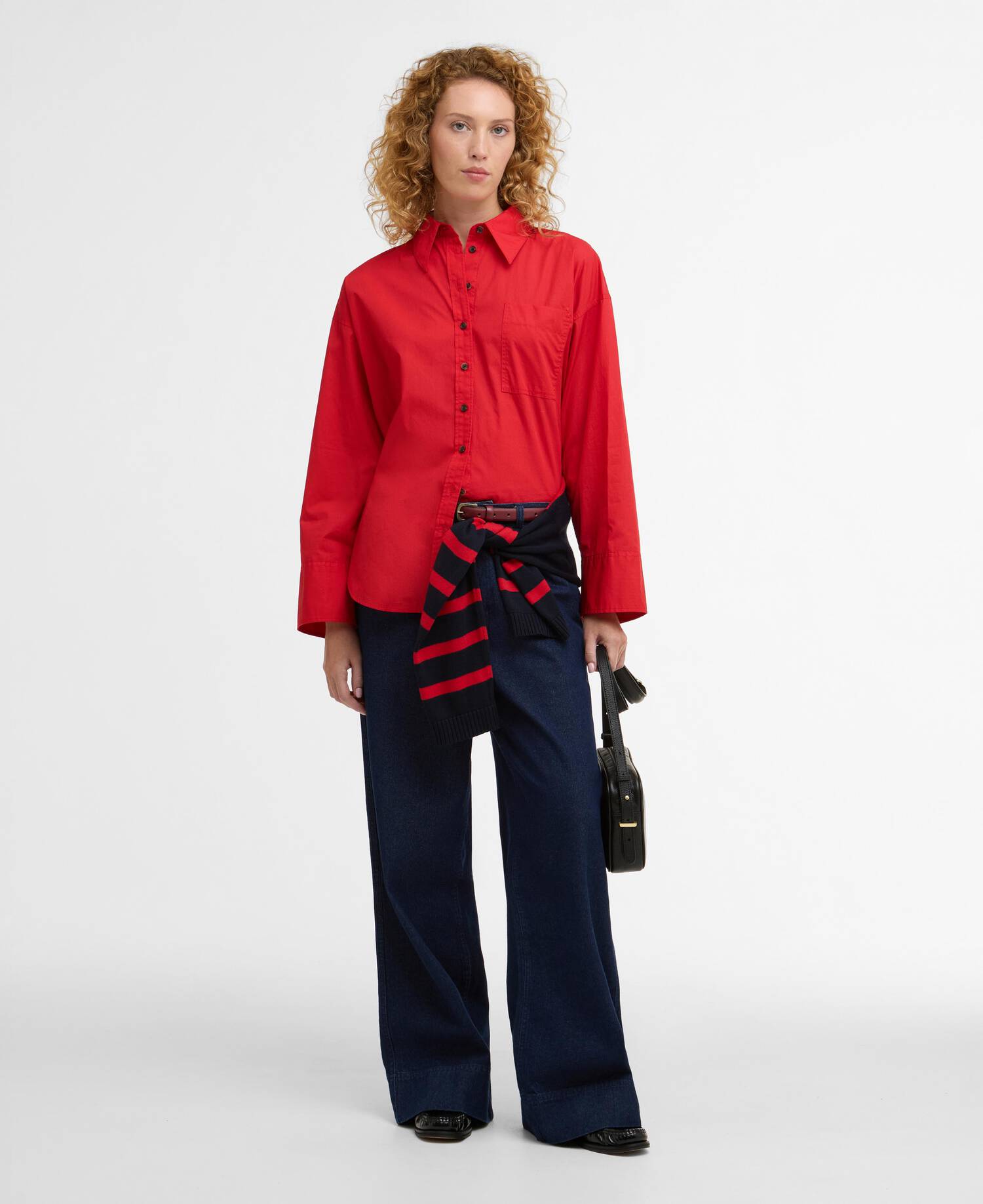Angela Long-Sleeved Shirt Poppy Red image number 1