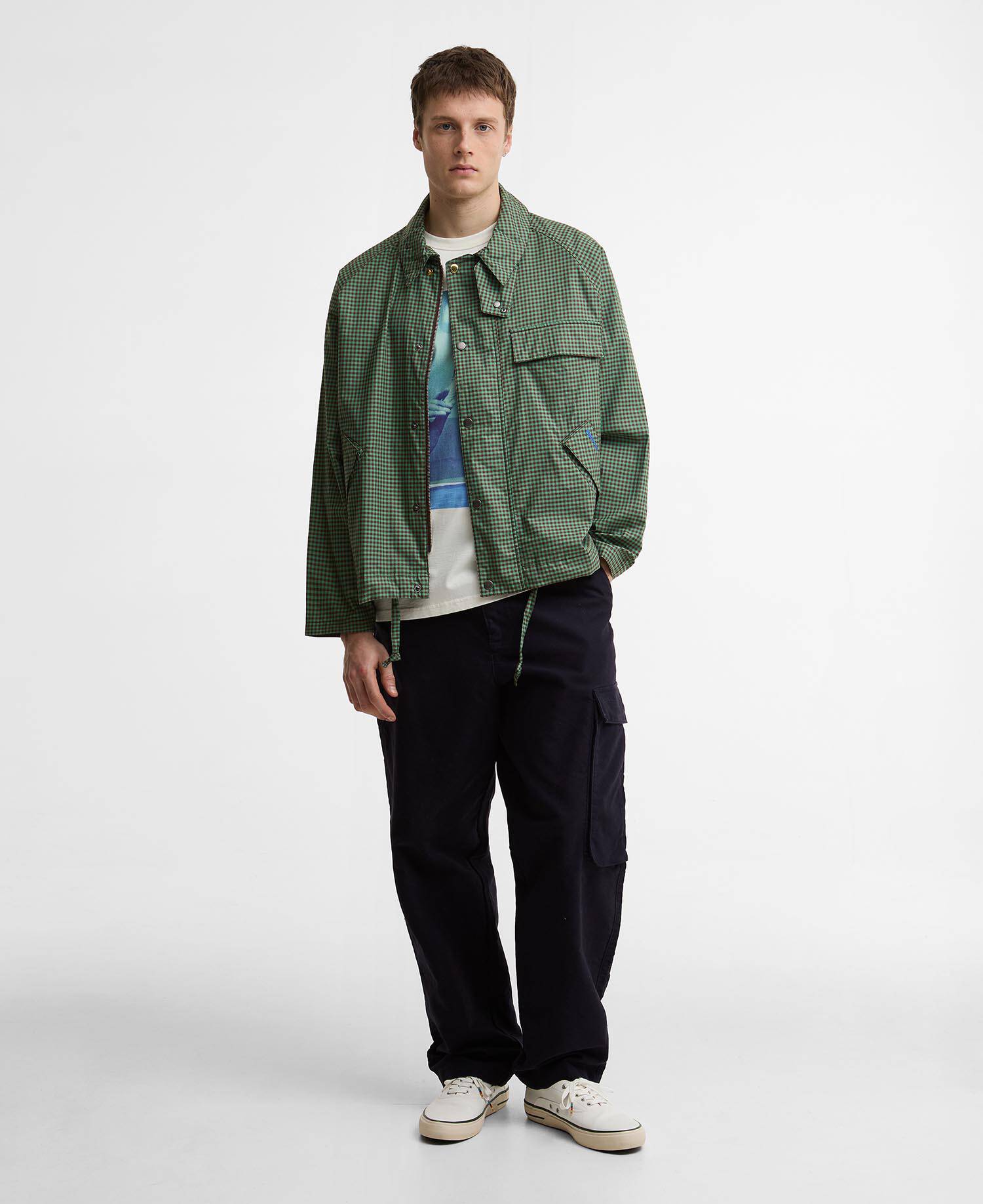 Paul Smith Loves Barbour Transport Casual Jacket Green/Brown image number 1