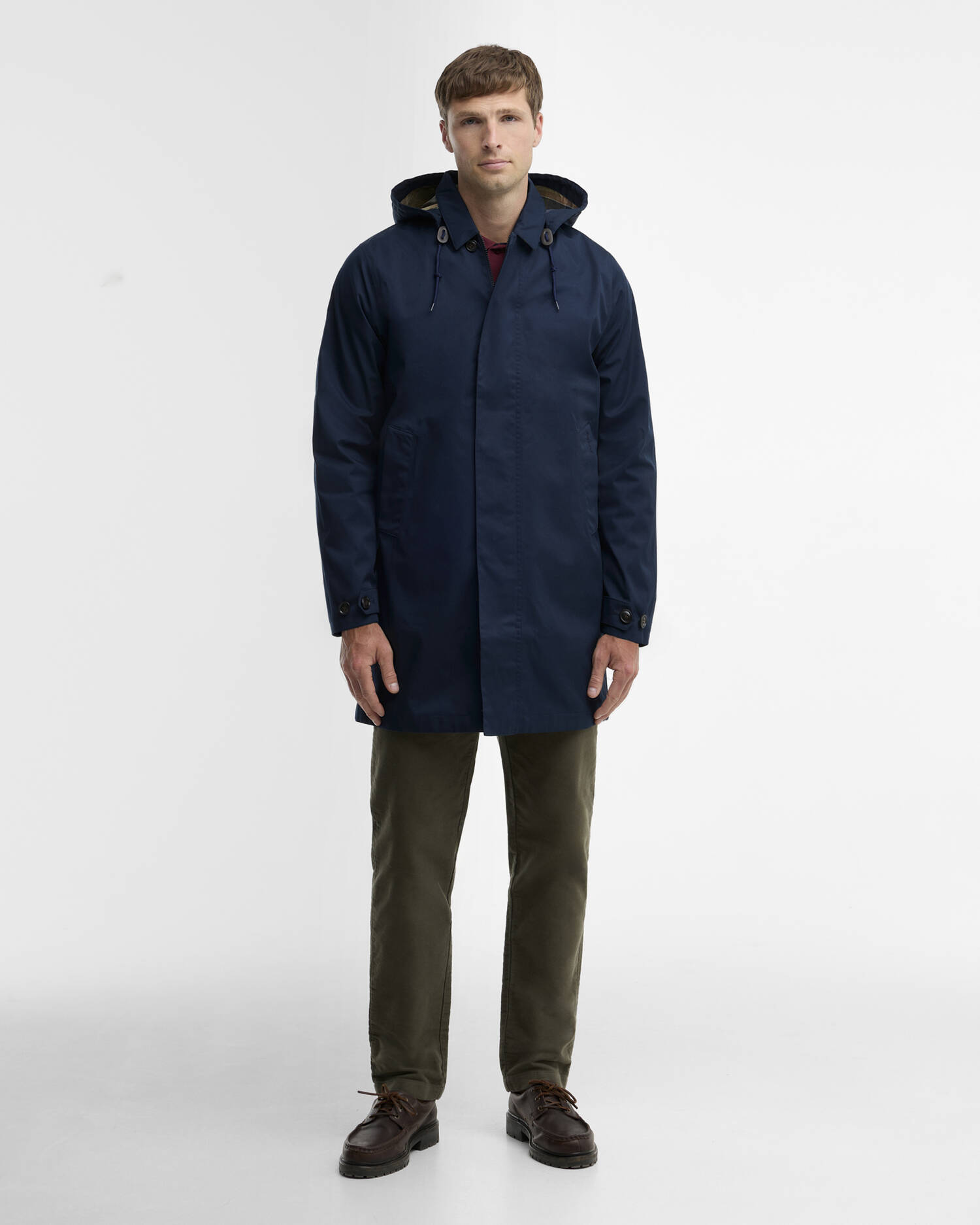 Lorig Waterproof Mac Navy image number 1