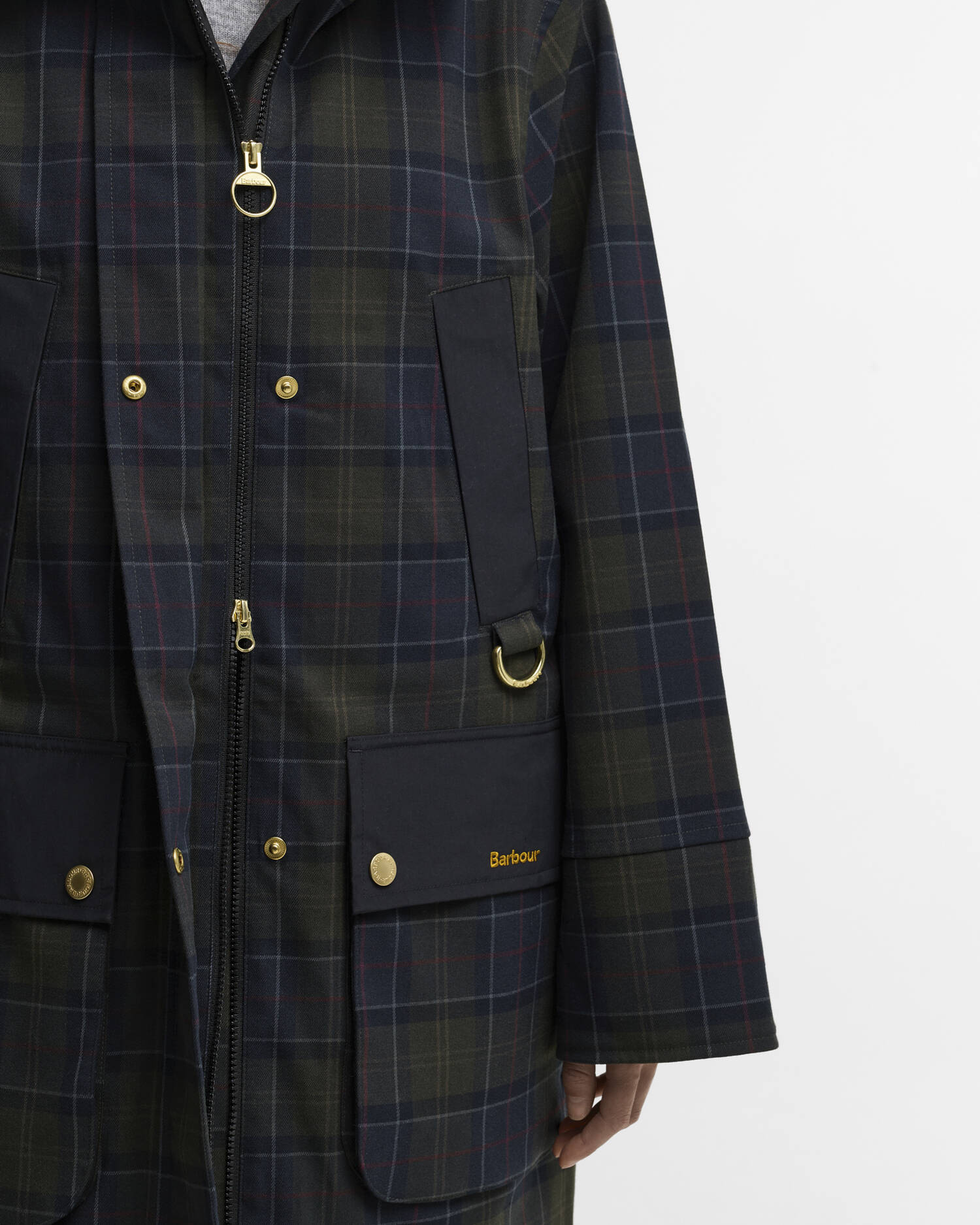 Rotsea Checked Waterproof Jacket Shadow Classic Tartan image number 4