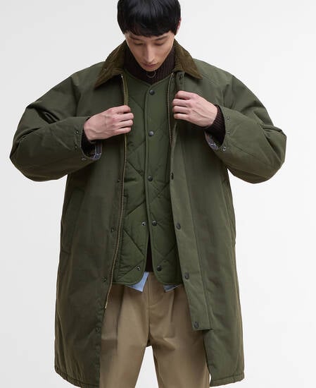 Padded Exmoor Coat Olive