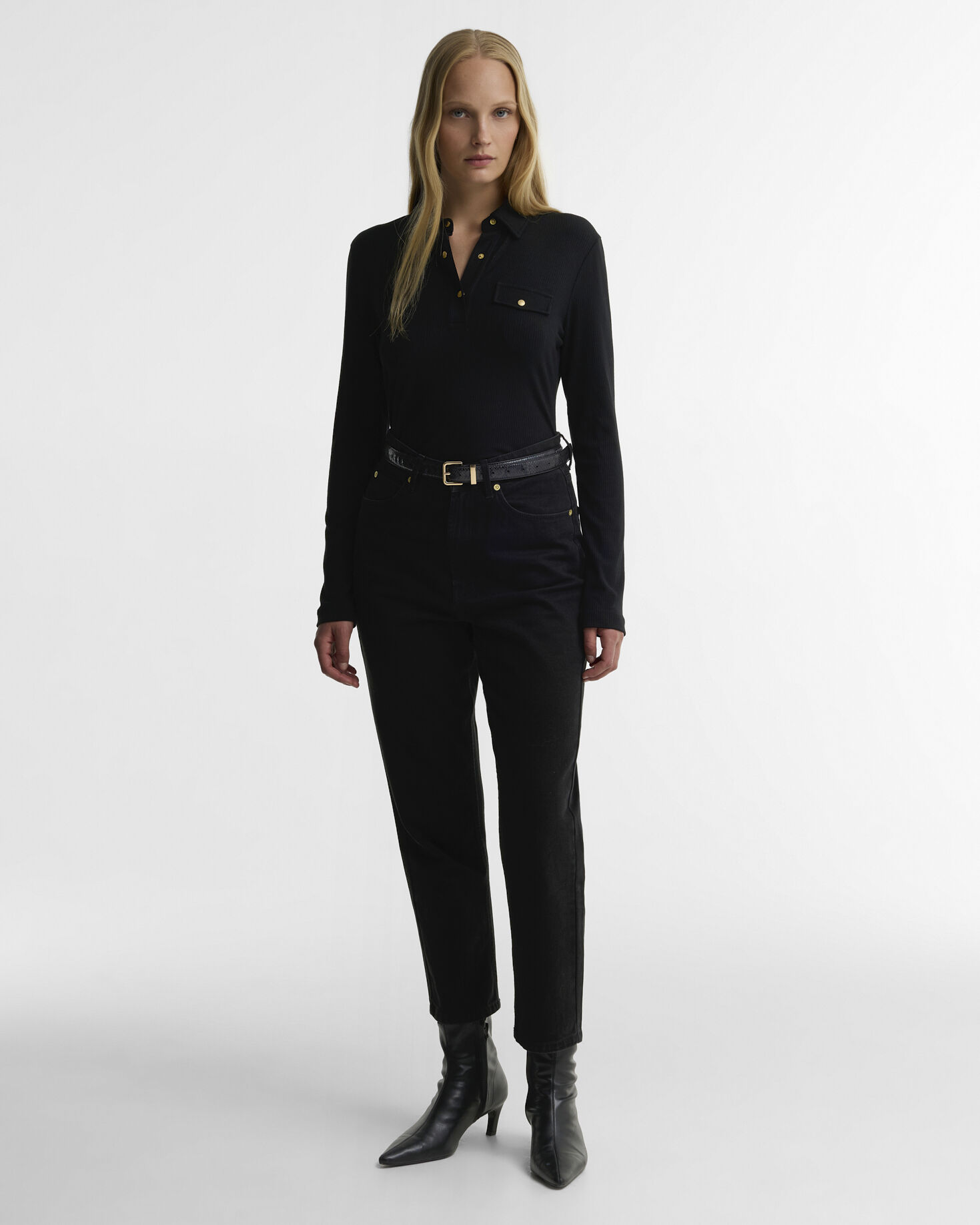 Ramona Long-Sleeved Top Black