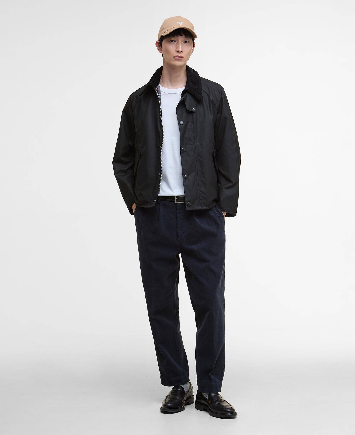 Modified Transport Waxed Jacket Black image number 1