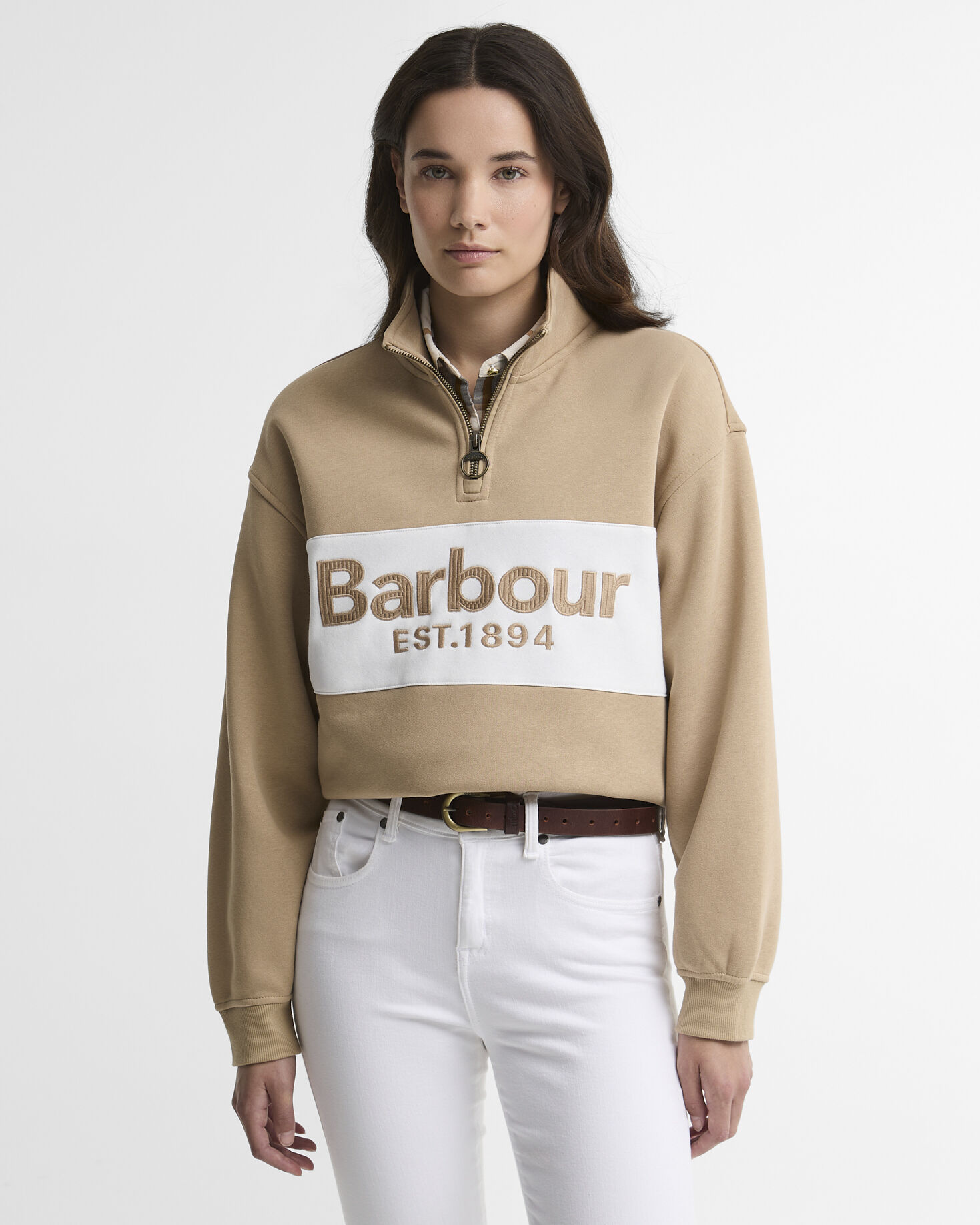 Zaria Quarter-Zip Jumper Warm Trench