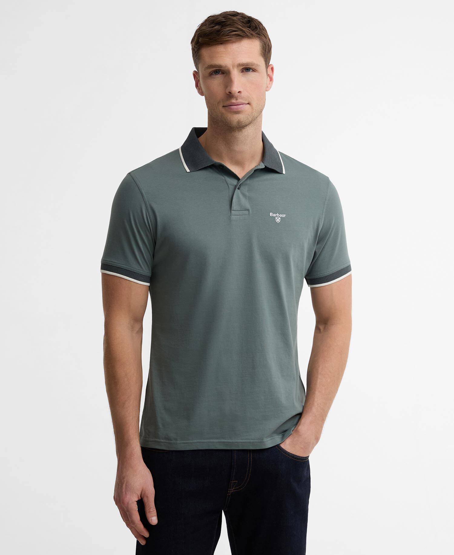 Poloshirt Cornsay Vintage Teal image number 0