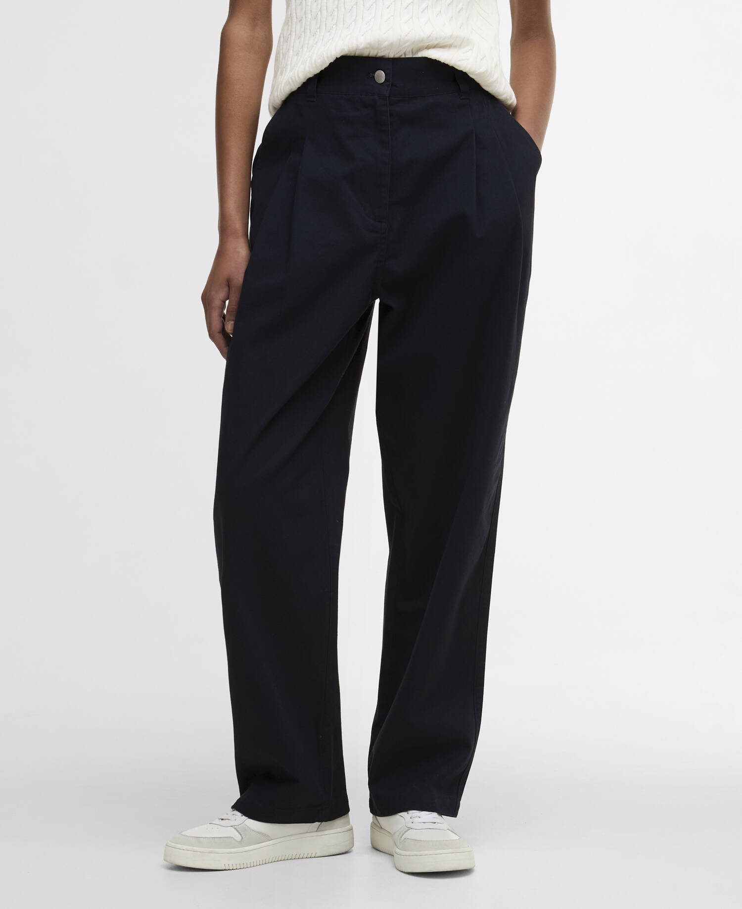 Fern Tapered Trousers Navy image number 1