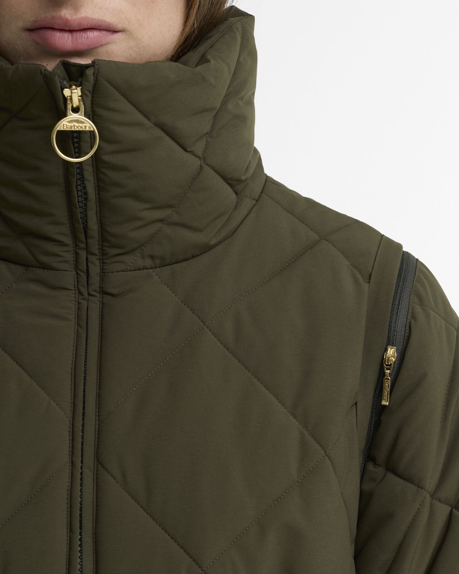 Barbour Winterjacke Tanfield Olive/Shadow Classic
