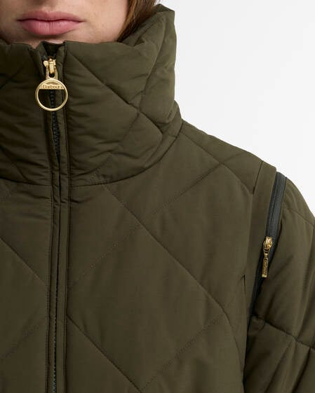 Barbour Winterjacke Tanfield Olive/Shadow Classic