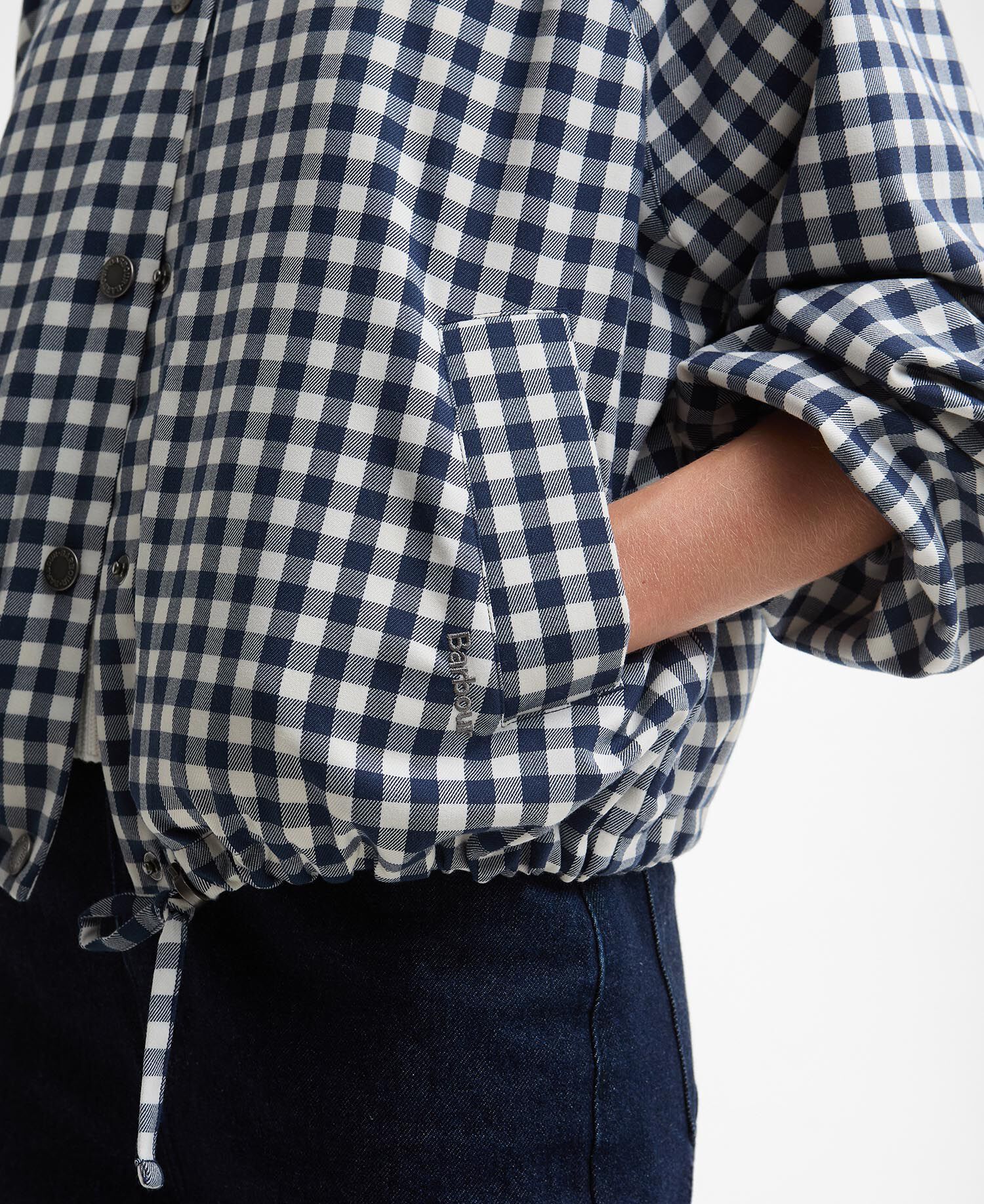 Giacca casual Ovingham Gingham Navy/ Neutral