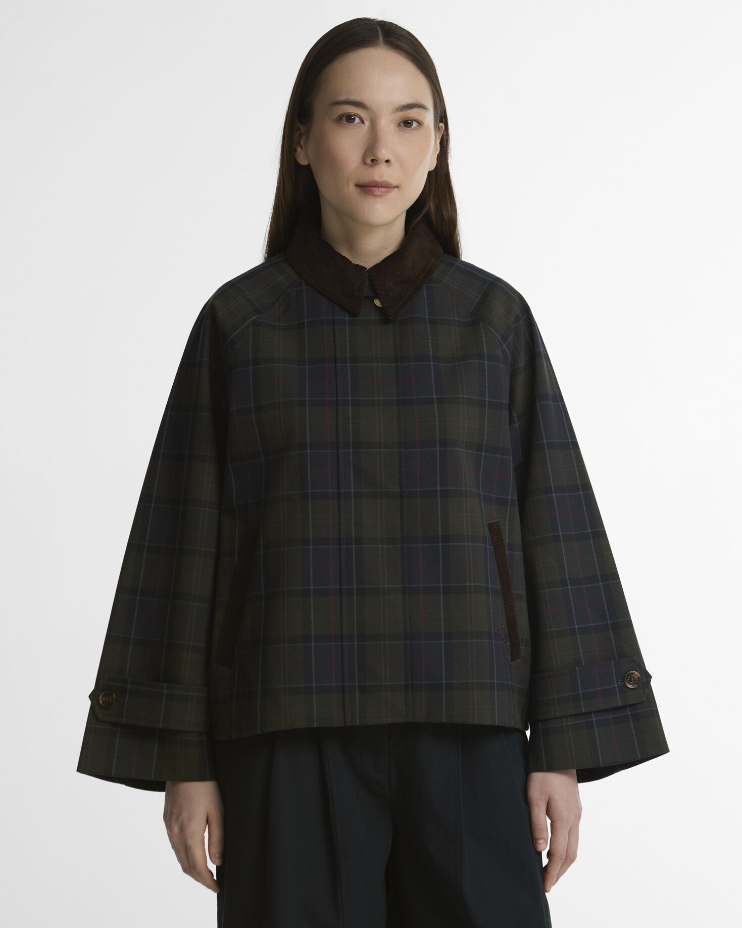 Sandra Tartan Showerproof Jacket Classic Tartan