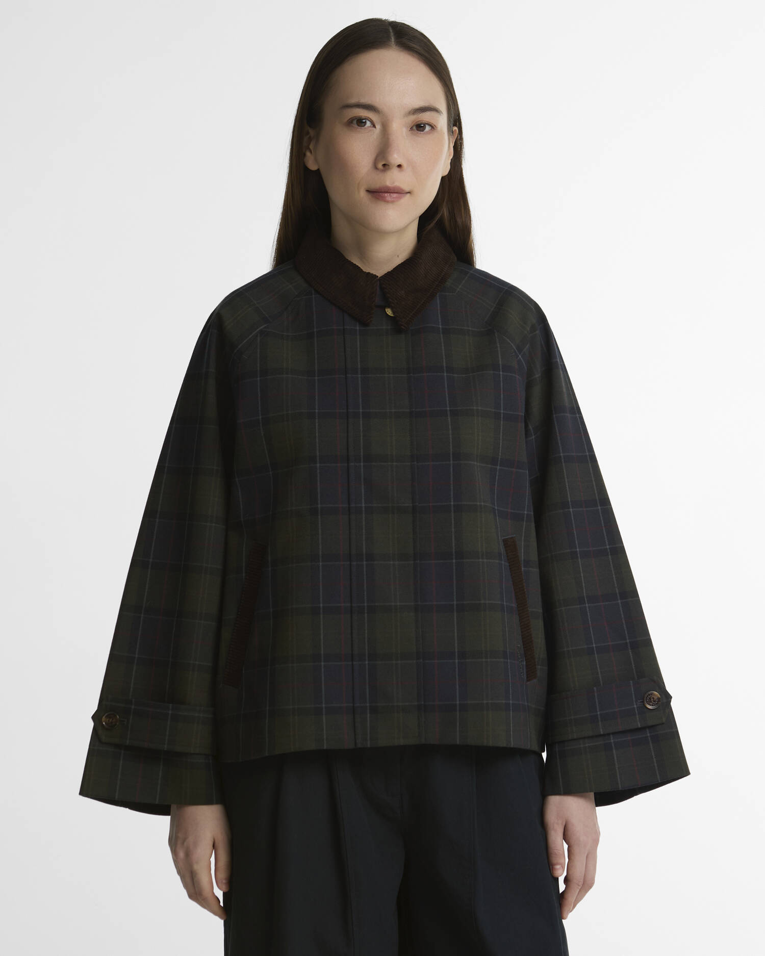 Sandra Tartan Showerproof Jacket Classic Tartan image number 0