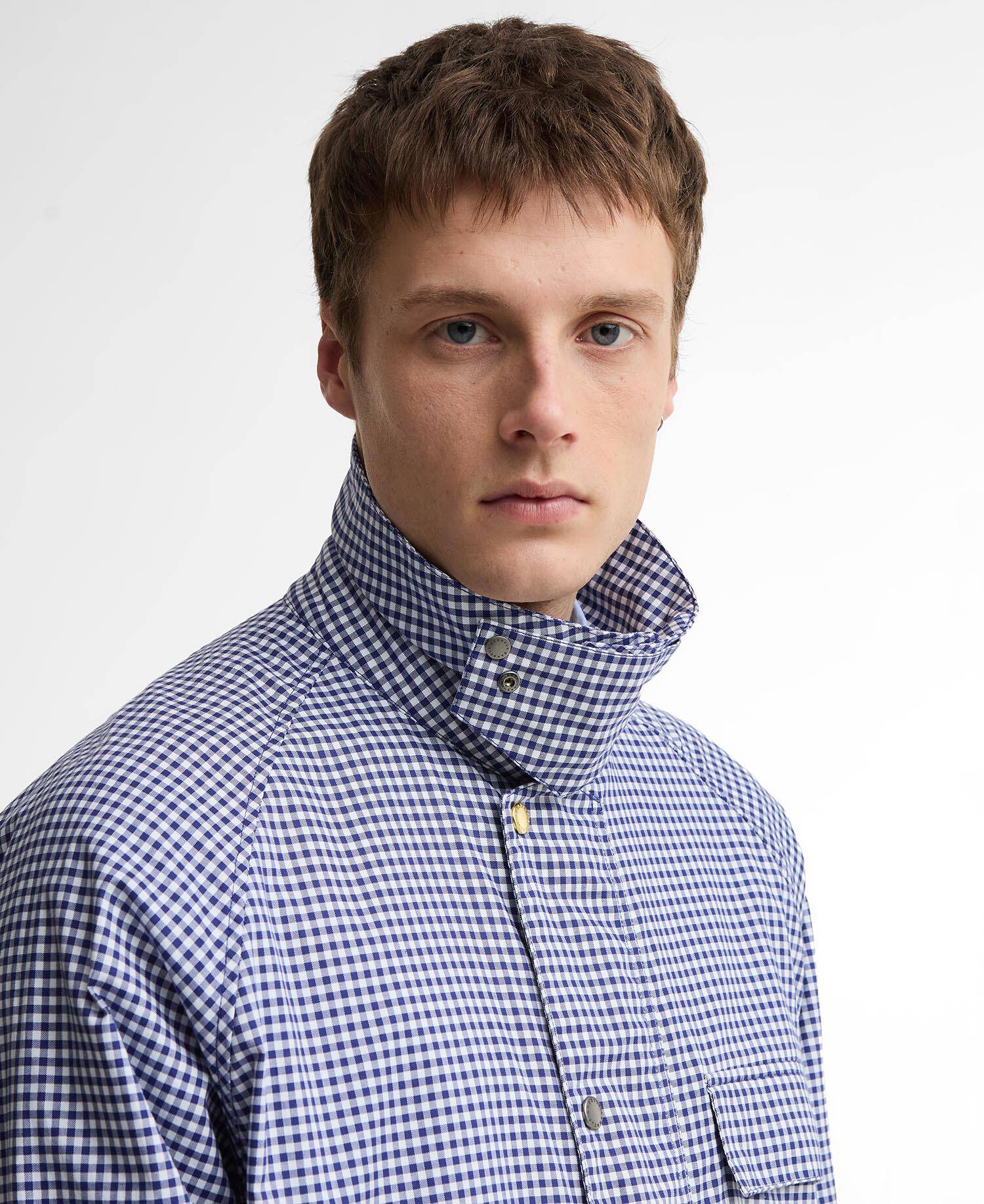 Paul Smith Loves Barbour Transport Casual Jacket Navy/White image number 4