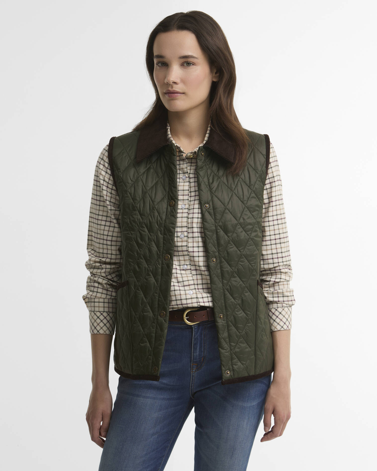 Darwen Gilet Olive/Shadow Classic image number 0