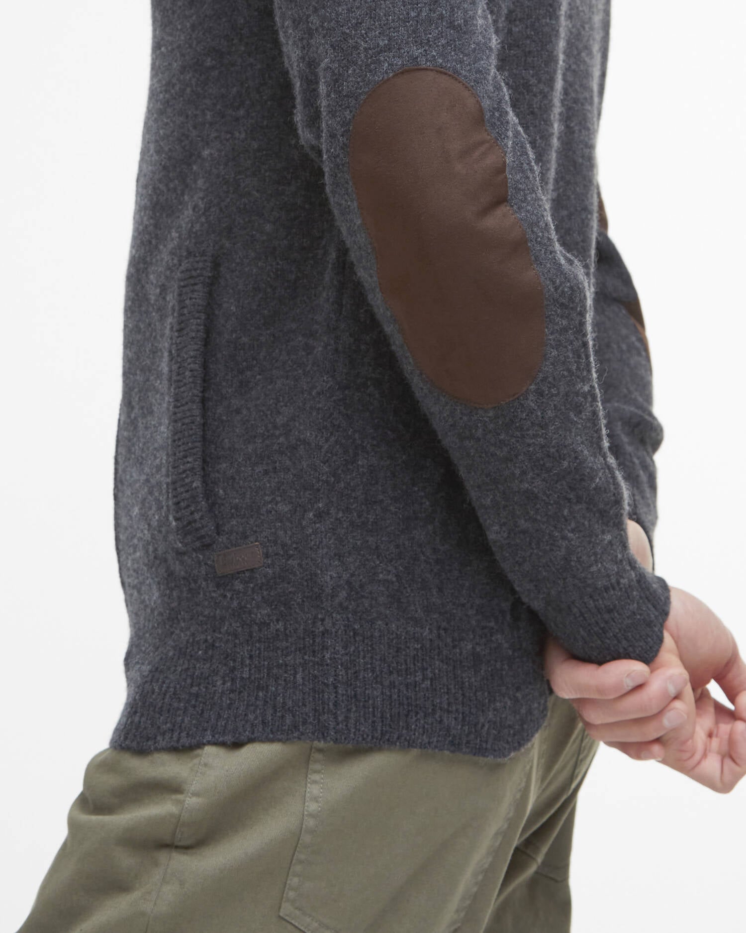 Essential Elbow-Patch Cardigan image number 5