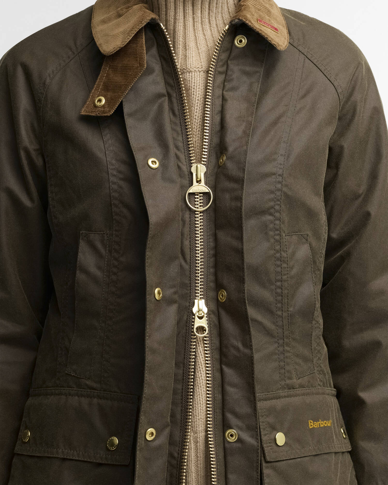 Icons Beadnell Waxed Jacket Beech/Birchwood image number 5
