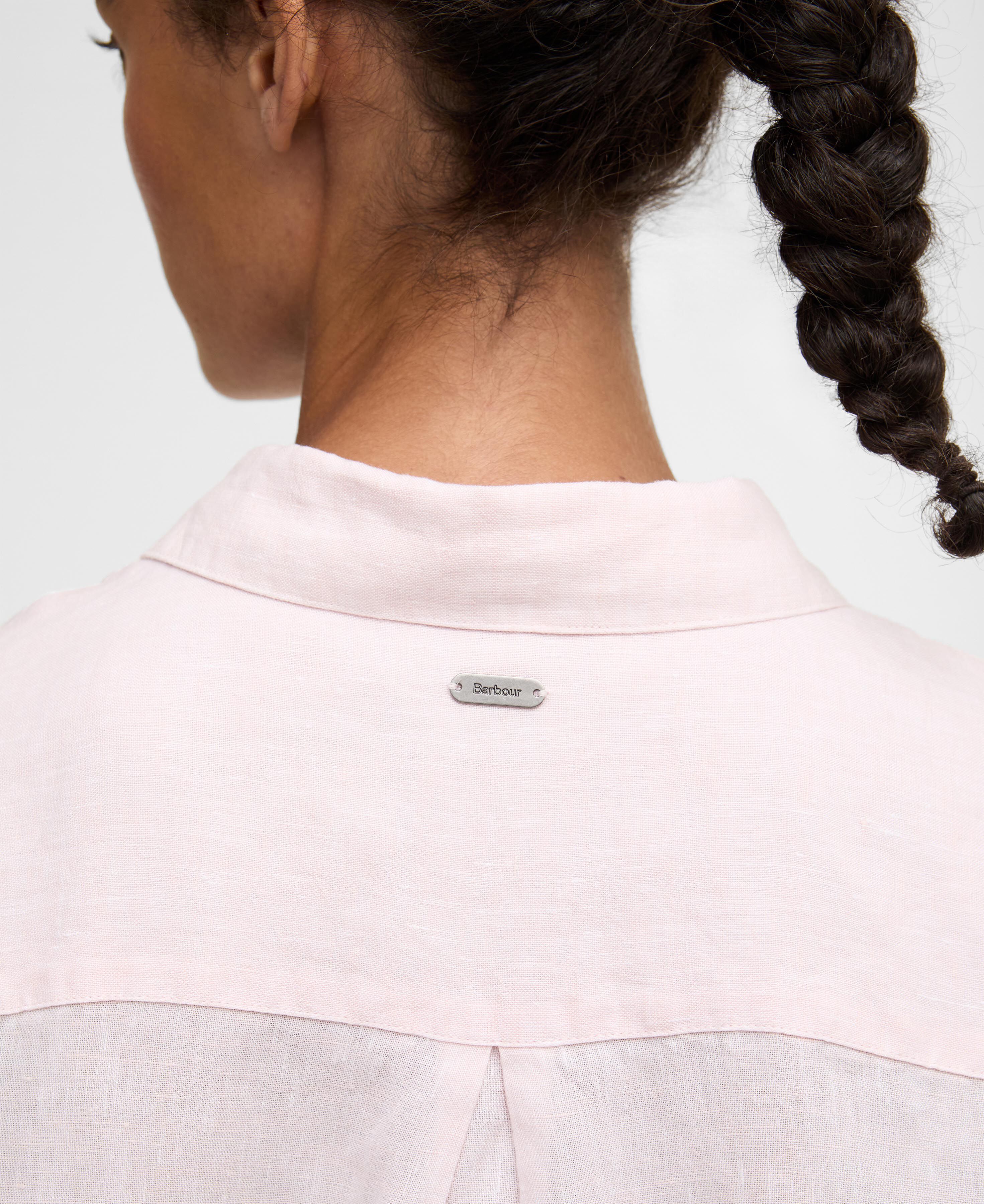 Camicia a maniche lunghe Marine dalla vestibilit&agrave; comoda Pink