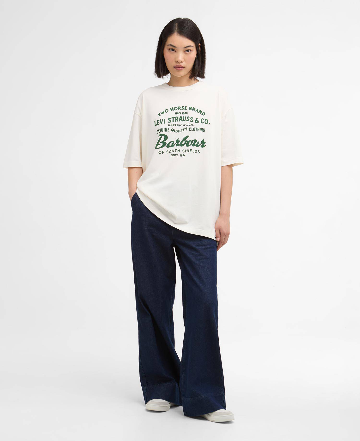 Barbour x Levi's Graphic T-Shirt Whisper White image number 4