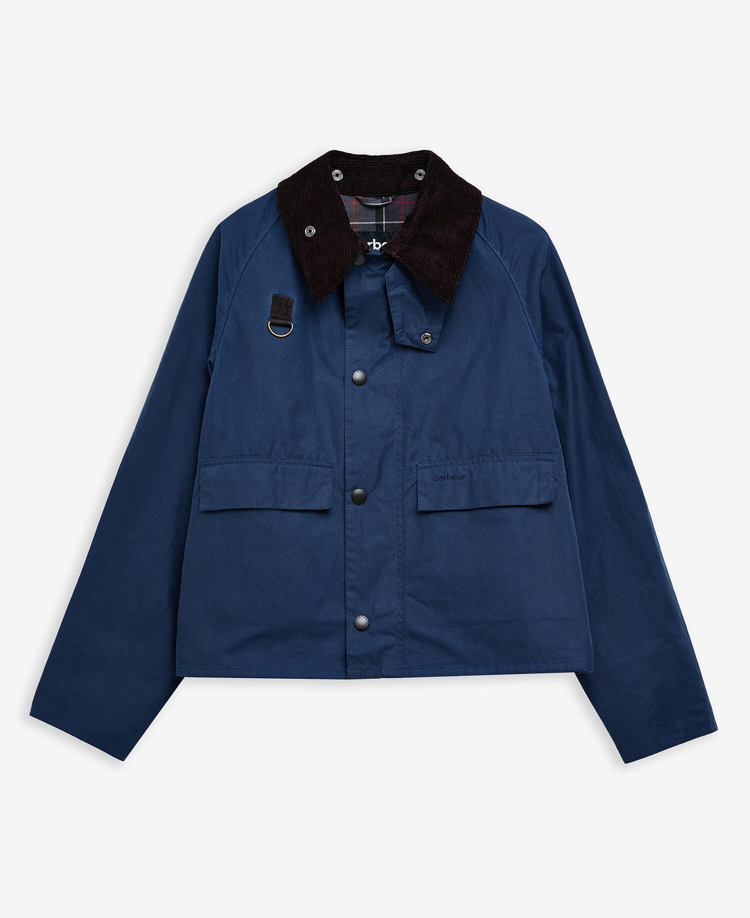 Spey Slim Waxed Jacket Washed Cobalt