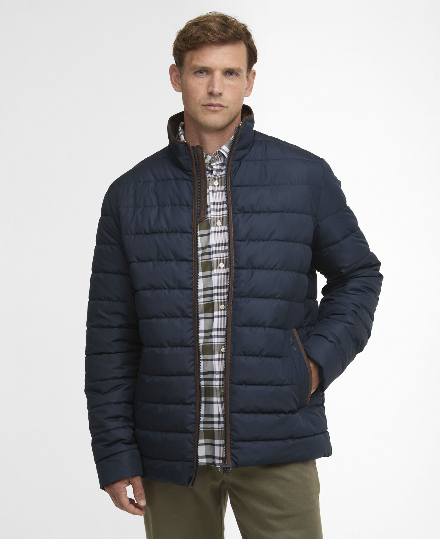Broughton Quilted Jacket Navy