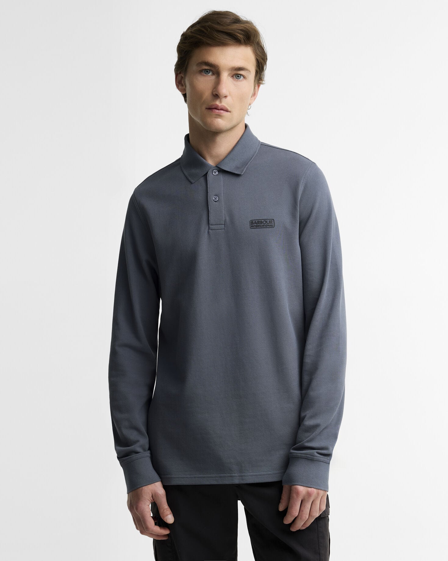 Polo Shirt Washed Charcoal