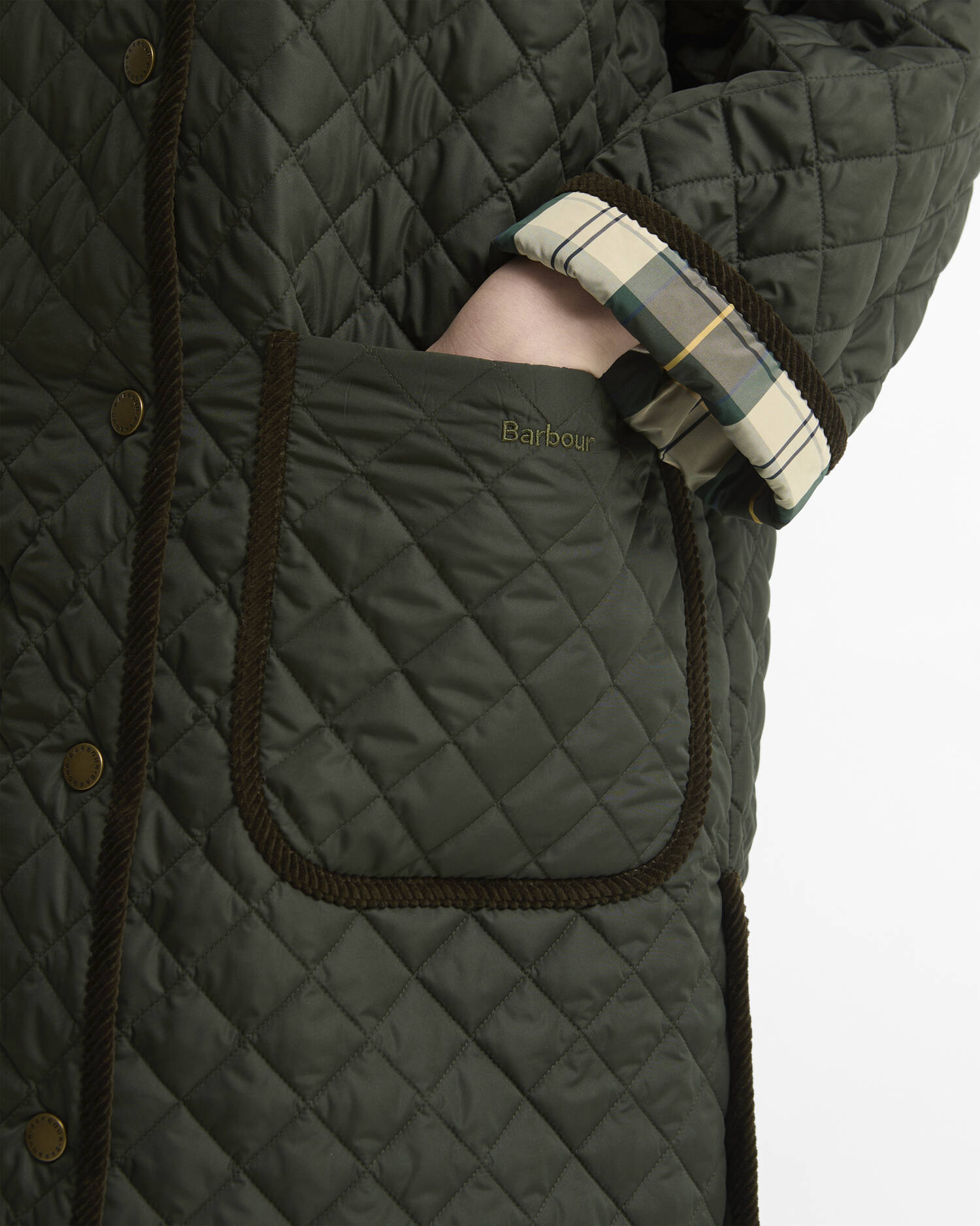Barbour Steppjacke Carly Sage/Ancient image number 4