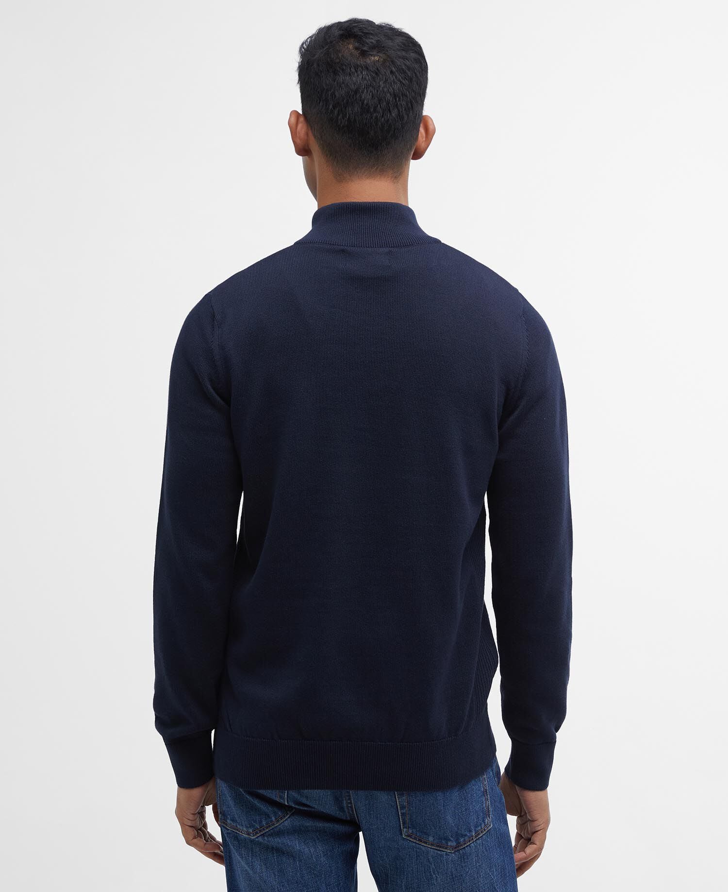 Cotton Quarter-Zip Jumper Classic Navy