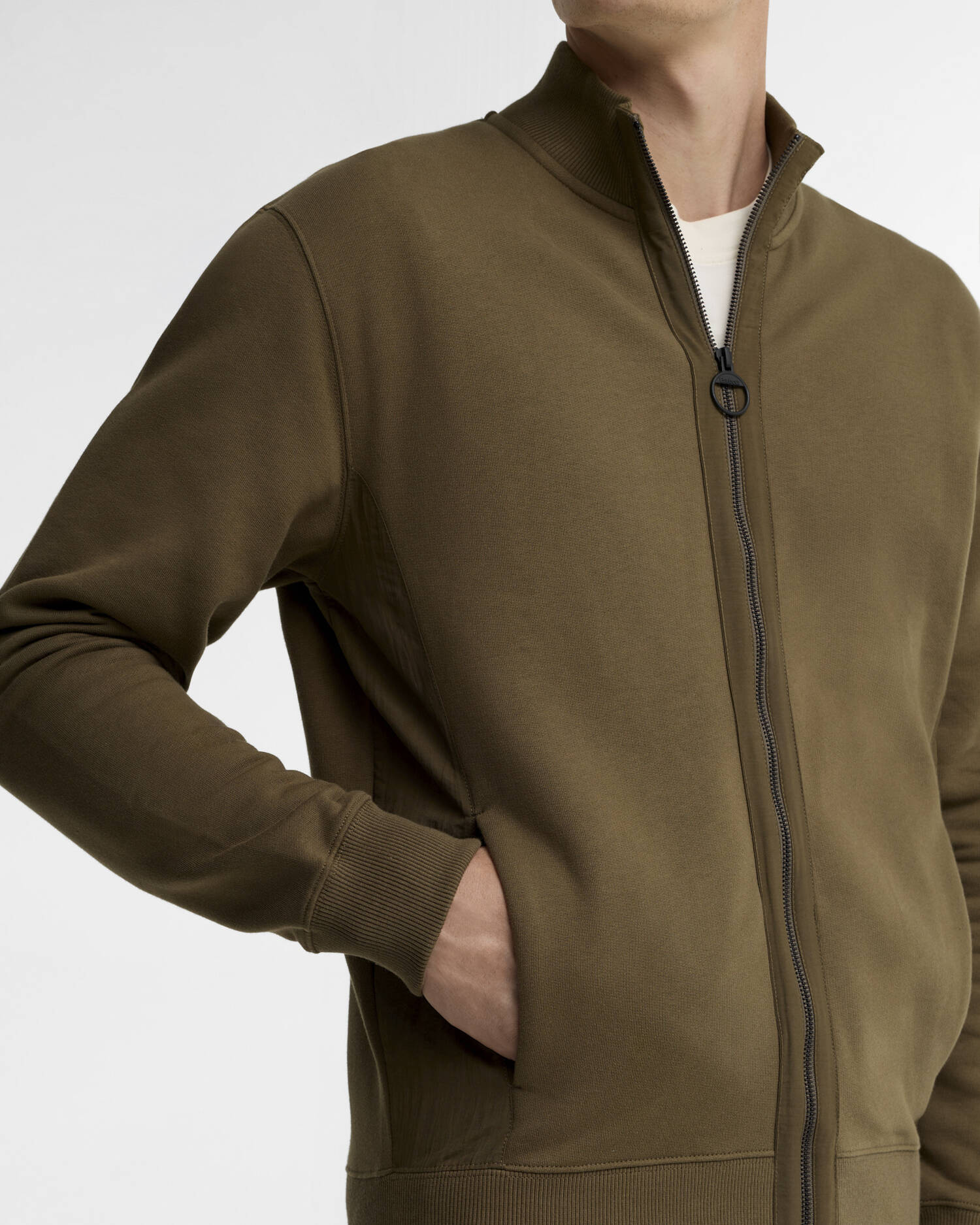 Barbour Cardigan Caldbeck Beech image number 4