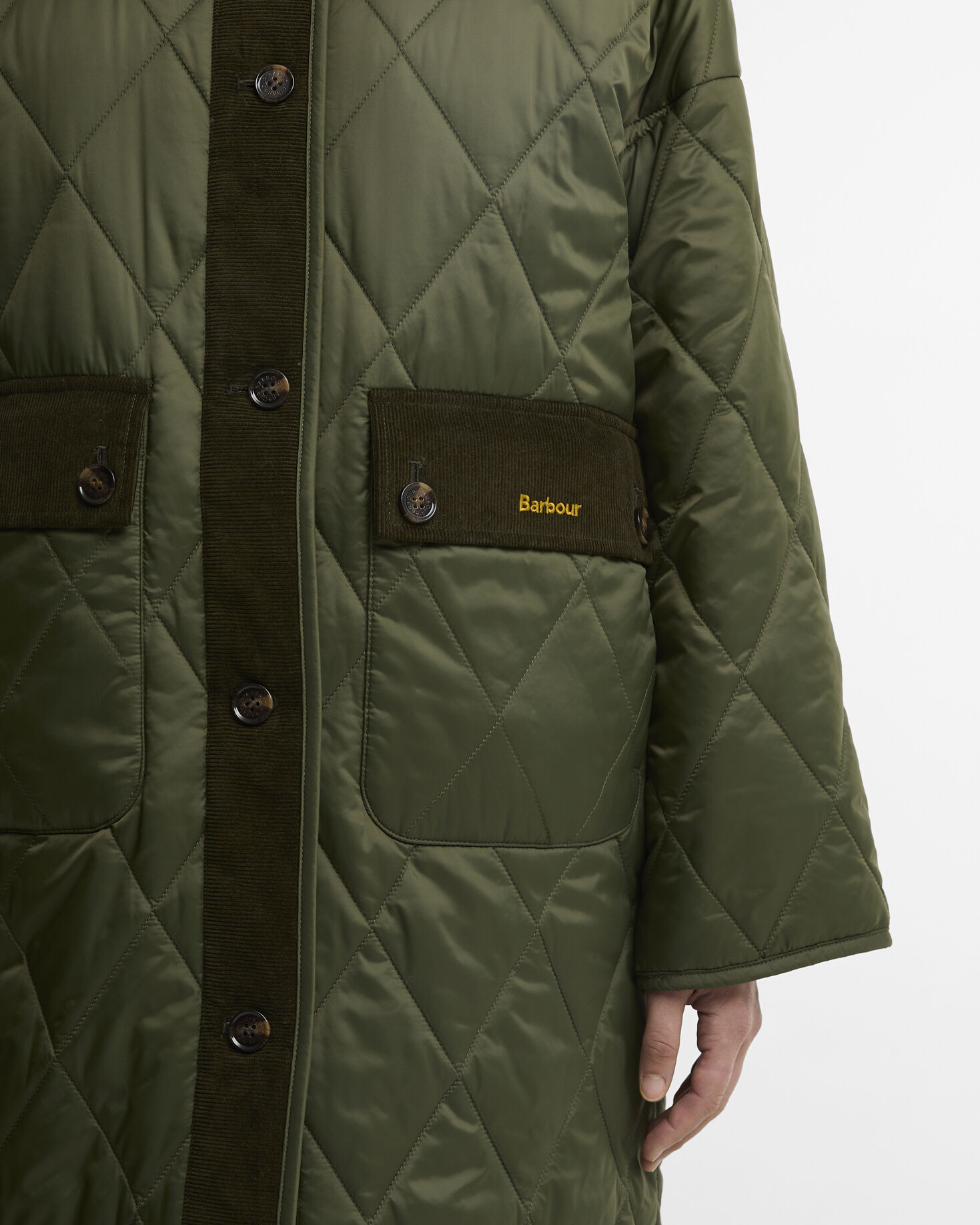 Giacca trapuntata Dunswell Olive/Shadow Classic