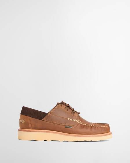 Murtun Moccasin Shoes Brown Leather
