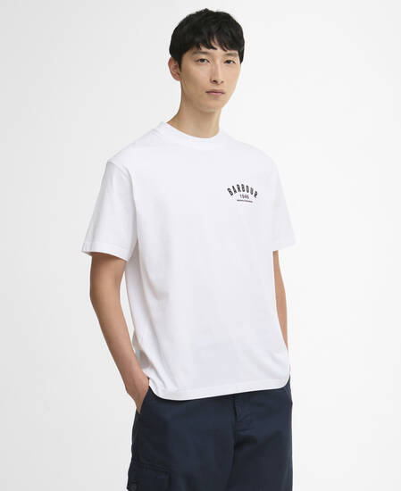 T-shirt oversize con stampa 1946 White