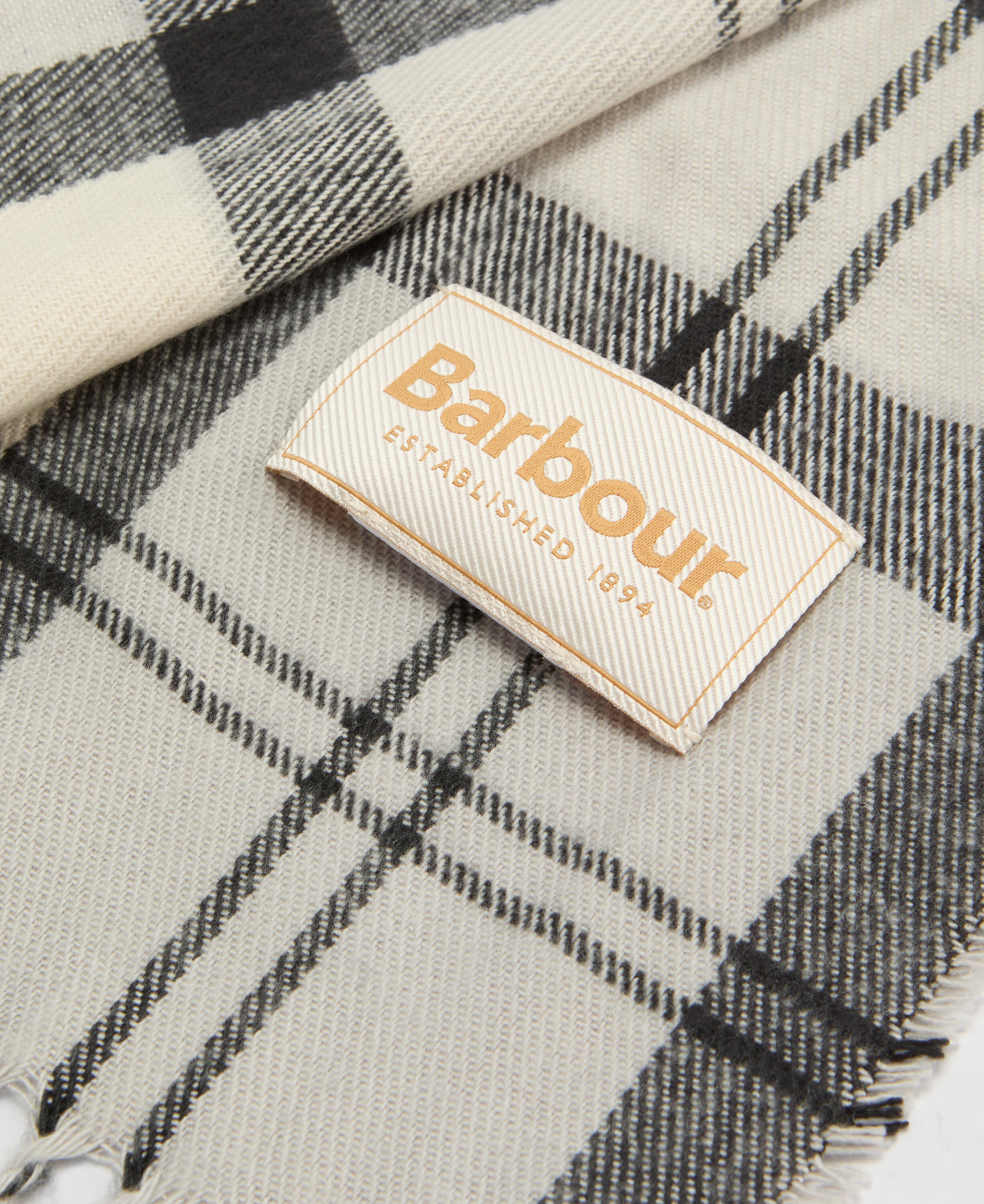 Dover Beanie & Hailes Scarf Gift Set Monochrome Tartan