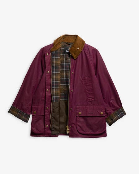 Women's Bedale Waxed Jacket Wine/Classic