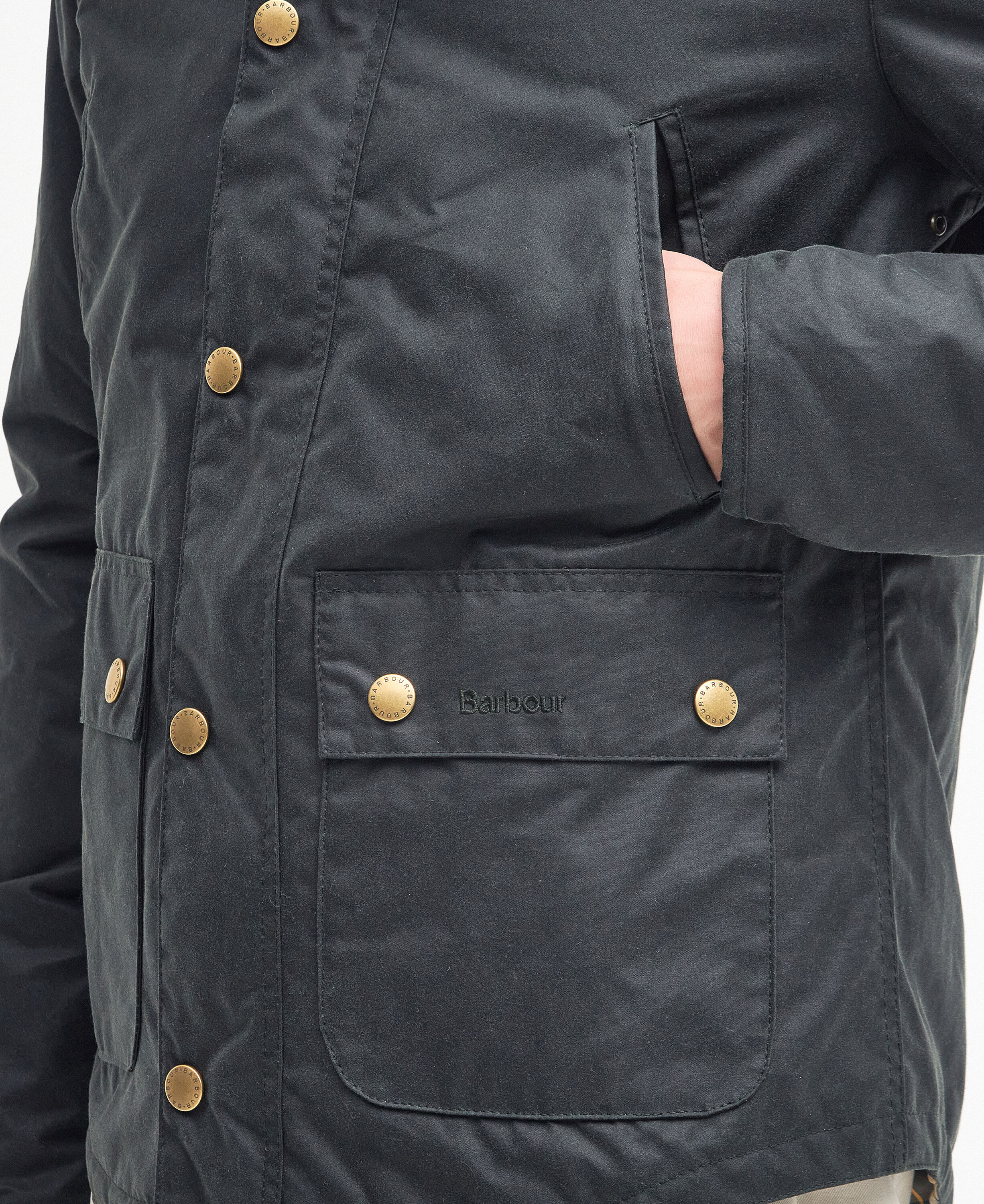Reelin Waxed Jacket Sage