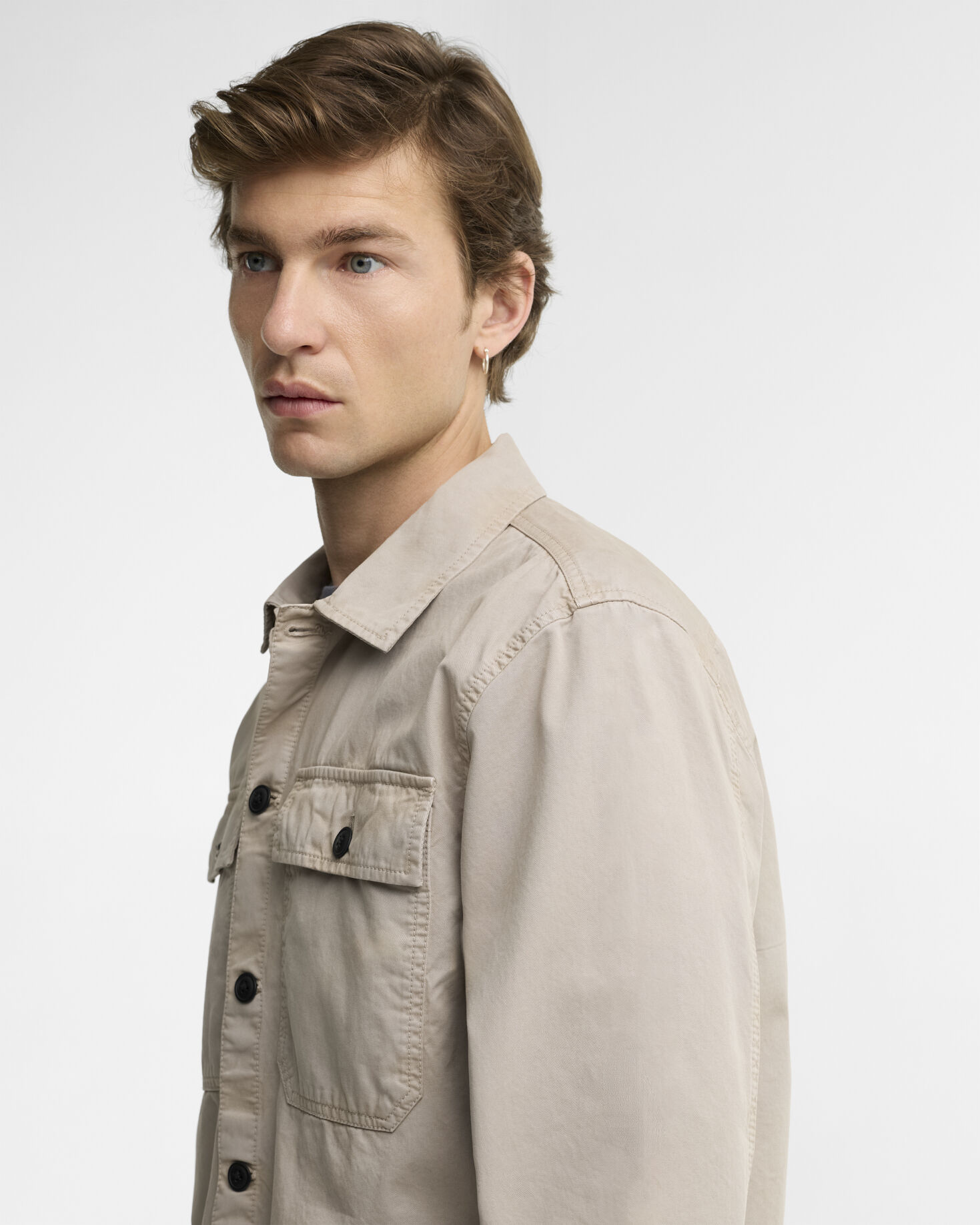 Arlo Overshirt Concrete