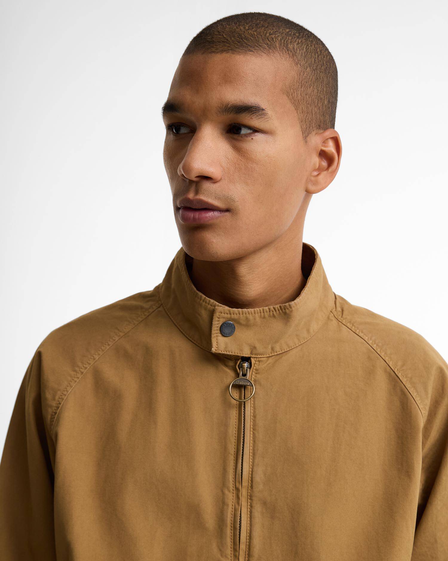 Royston Cotton Harrington Jacket Camel image number 3