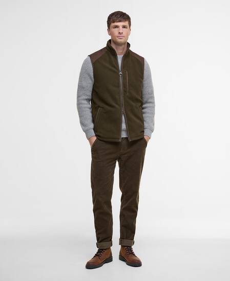 Active Fleece Gilet Olive
