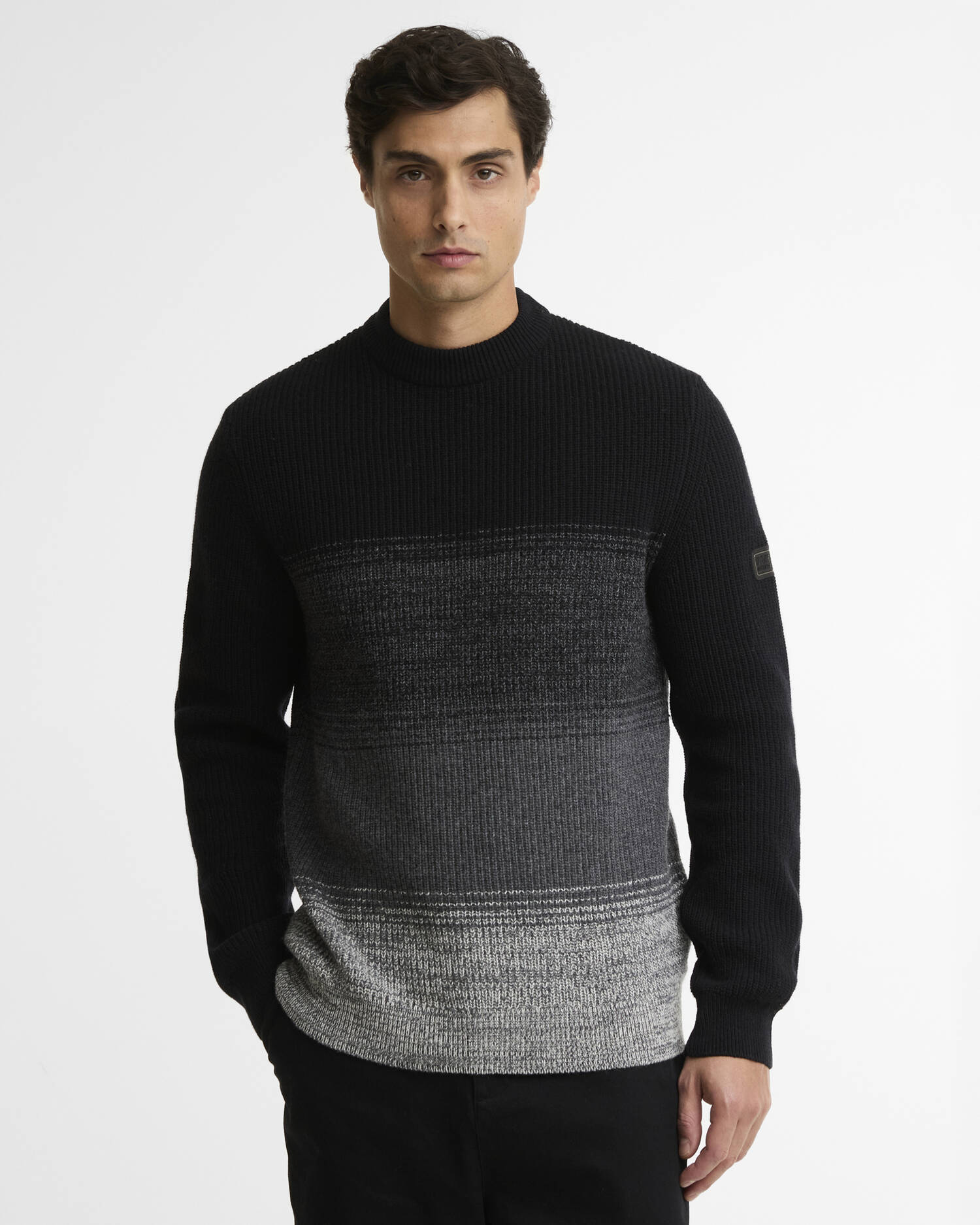 Raynes Crew Neck Jumper Black image number 0