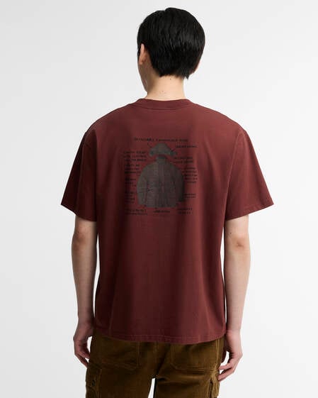 Ursula Graphic Oversized T-Shirt Chestnut