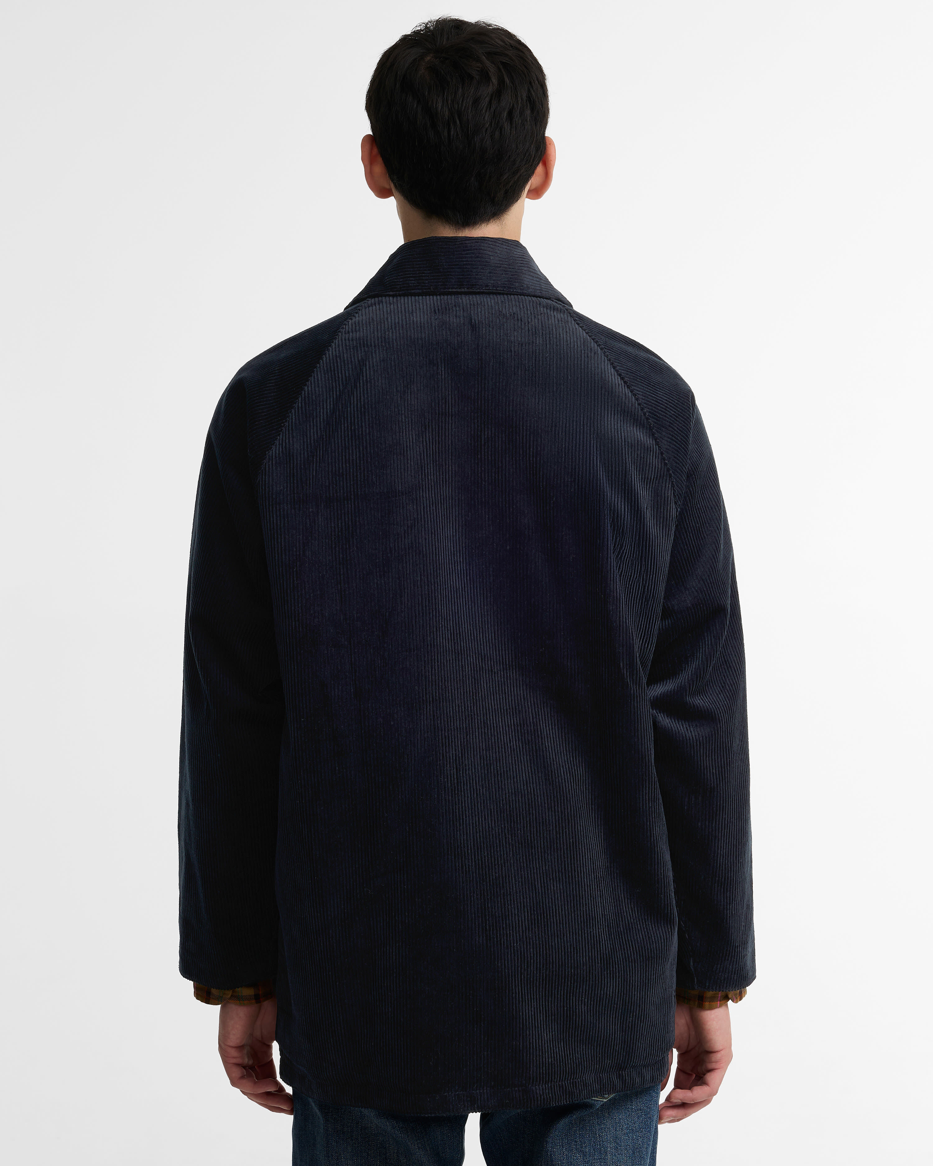 Paul Smith Loves Barbour Cord Beaufort Casual Jacket Dk Navy