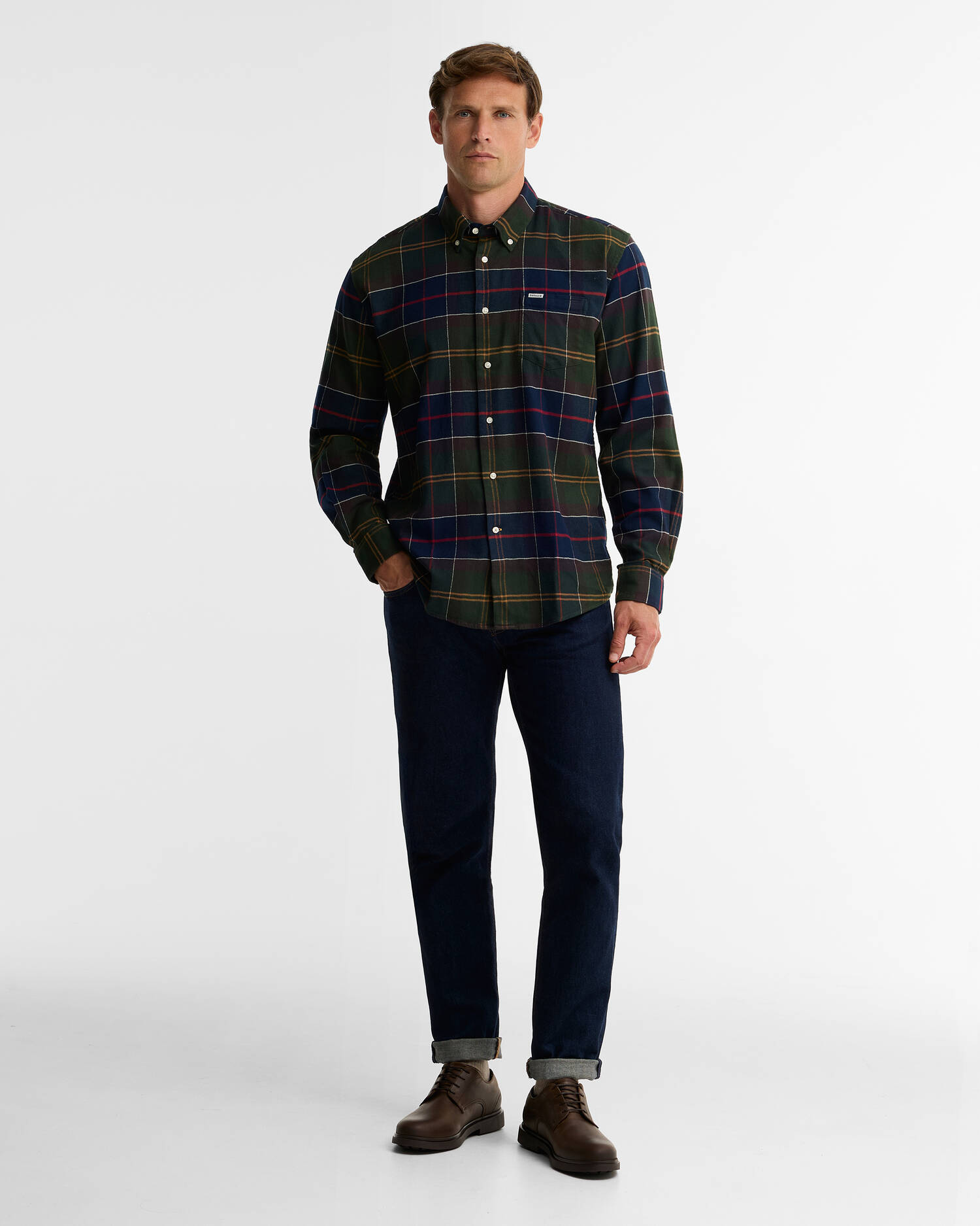 Hogside Tartan Regular Long-Sleeved Shirt Classic Tartan image number 1