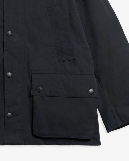 Peached Oversized Bedale Casual Jacket Classic Navy
