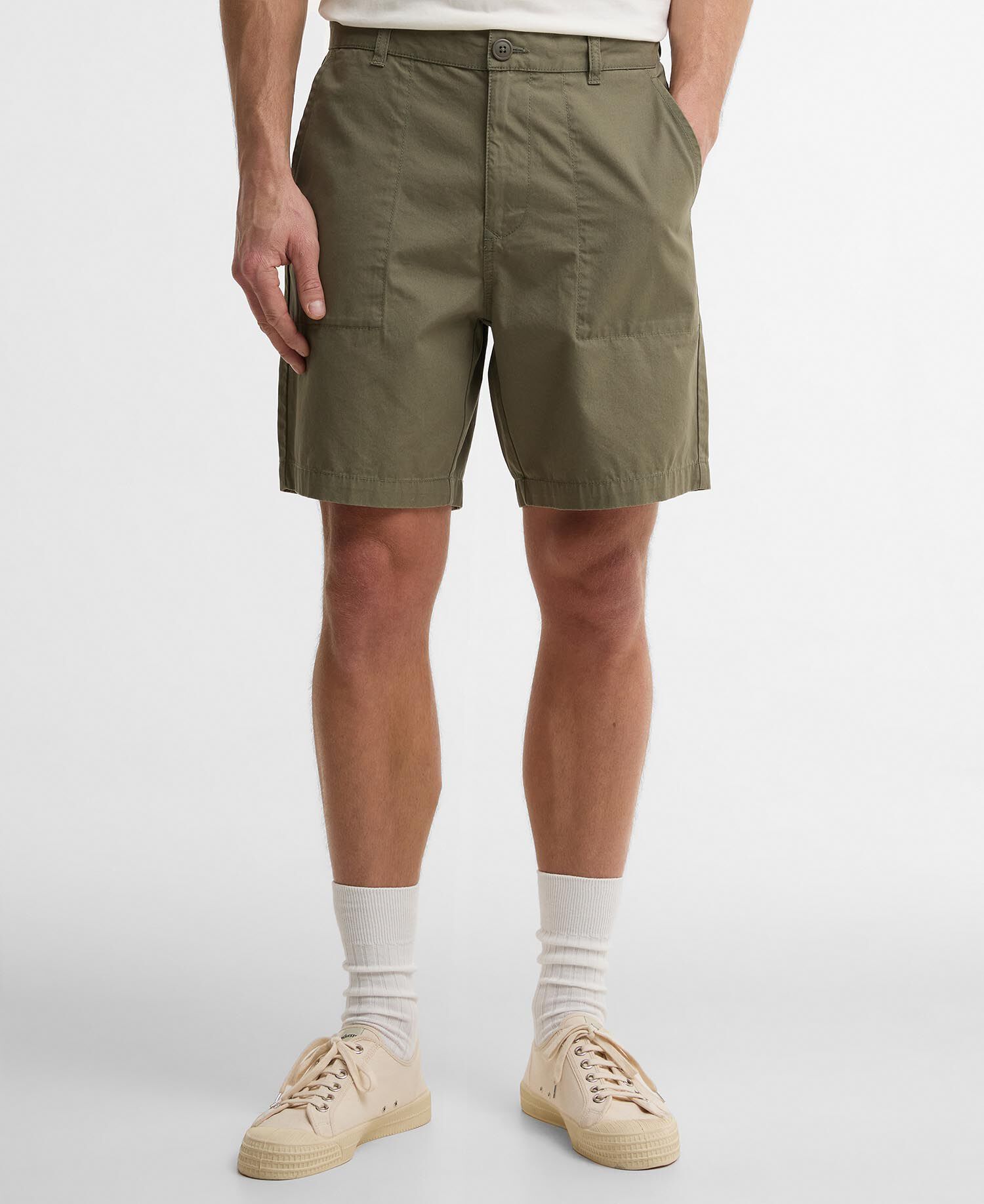 Sherburn Shorts Dusty Olive